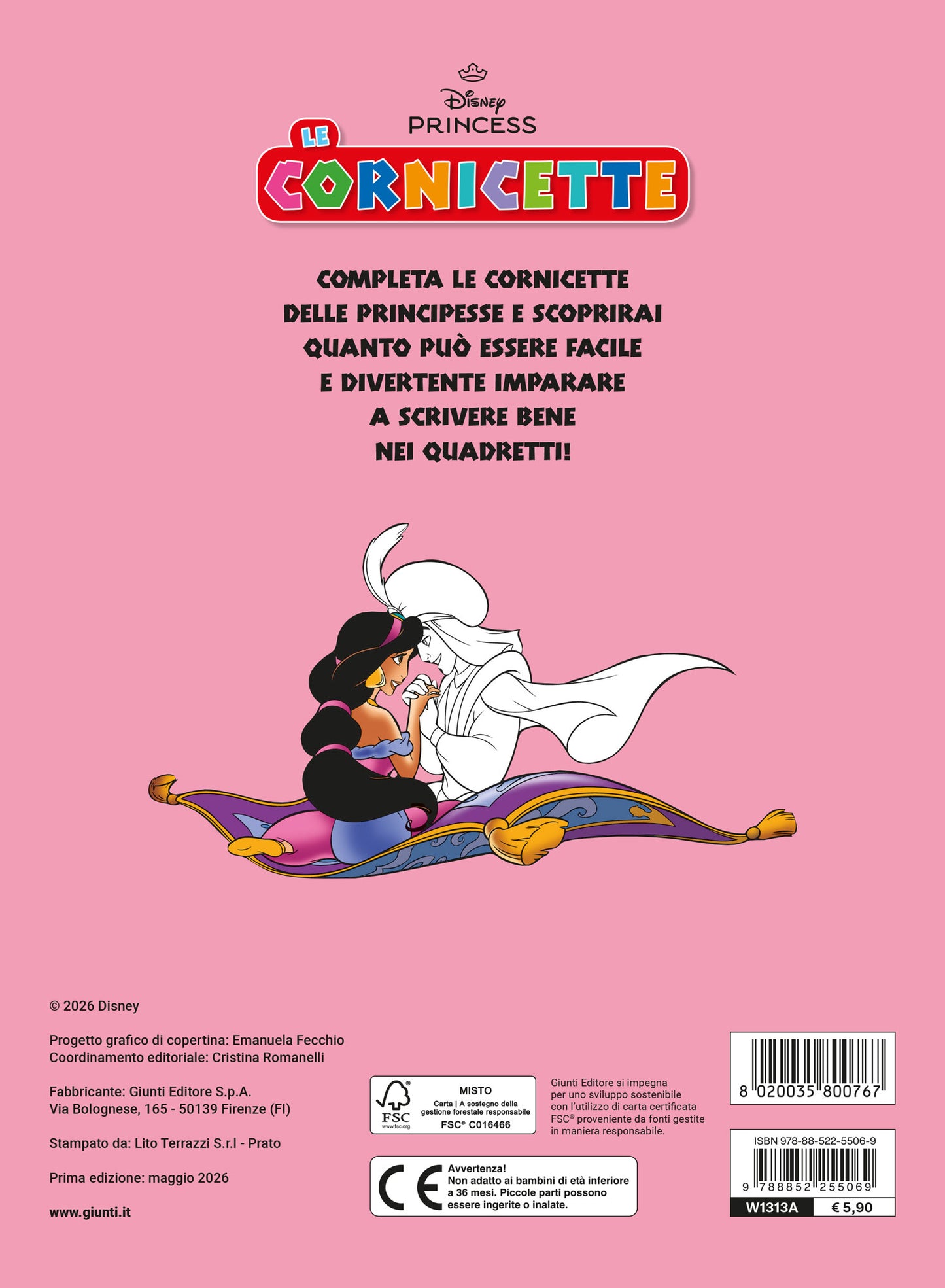 Colori in festa Le cornicette Disney Princess