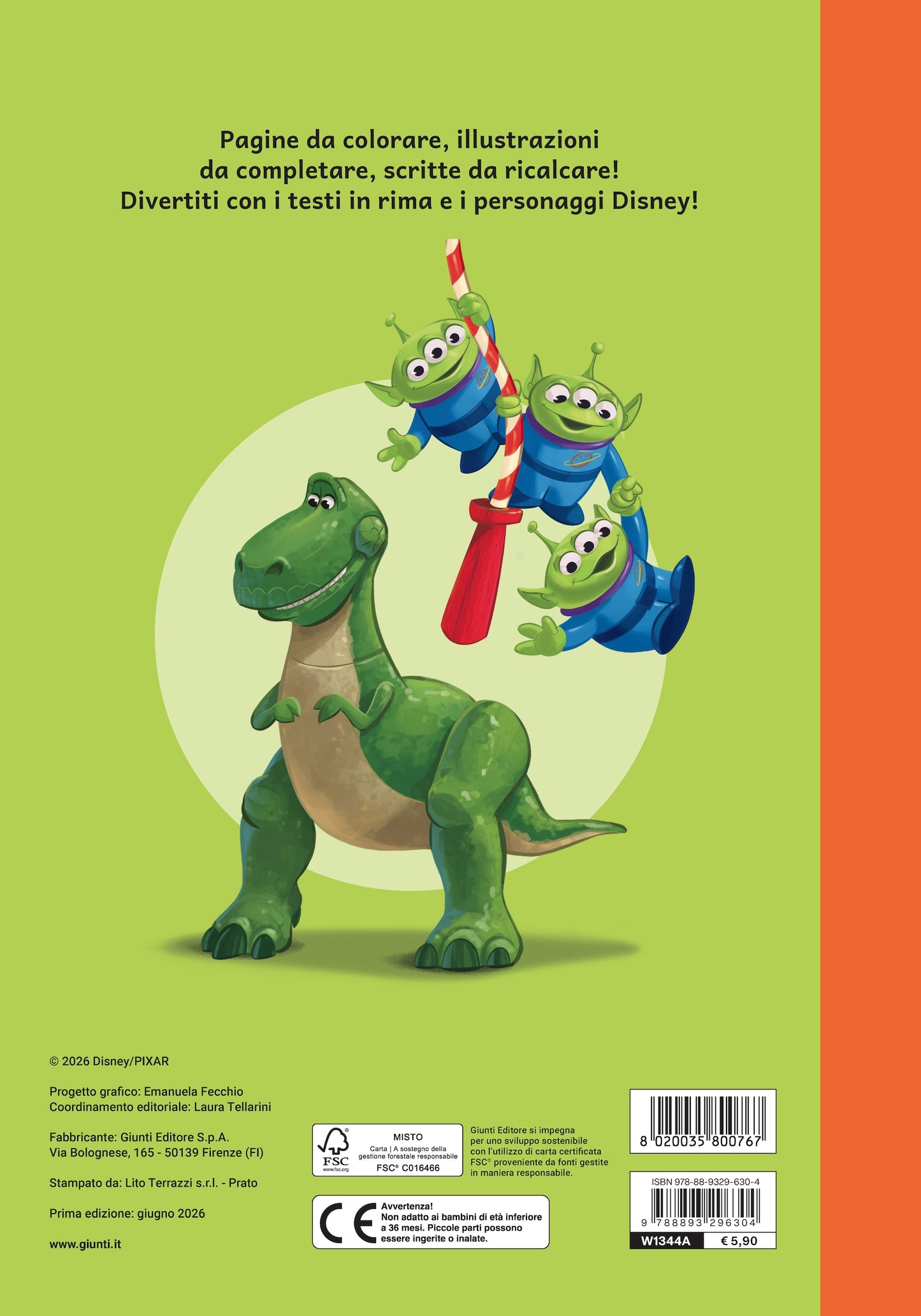Toy Story Disegna&colora - Giocattoli