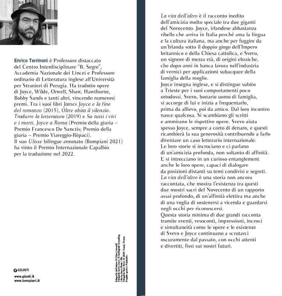 La vita dell'altro. Svevo, Joyce: un'amicizia geniale