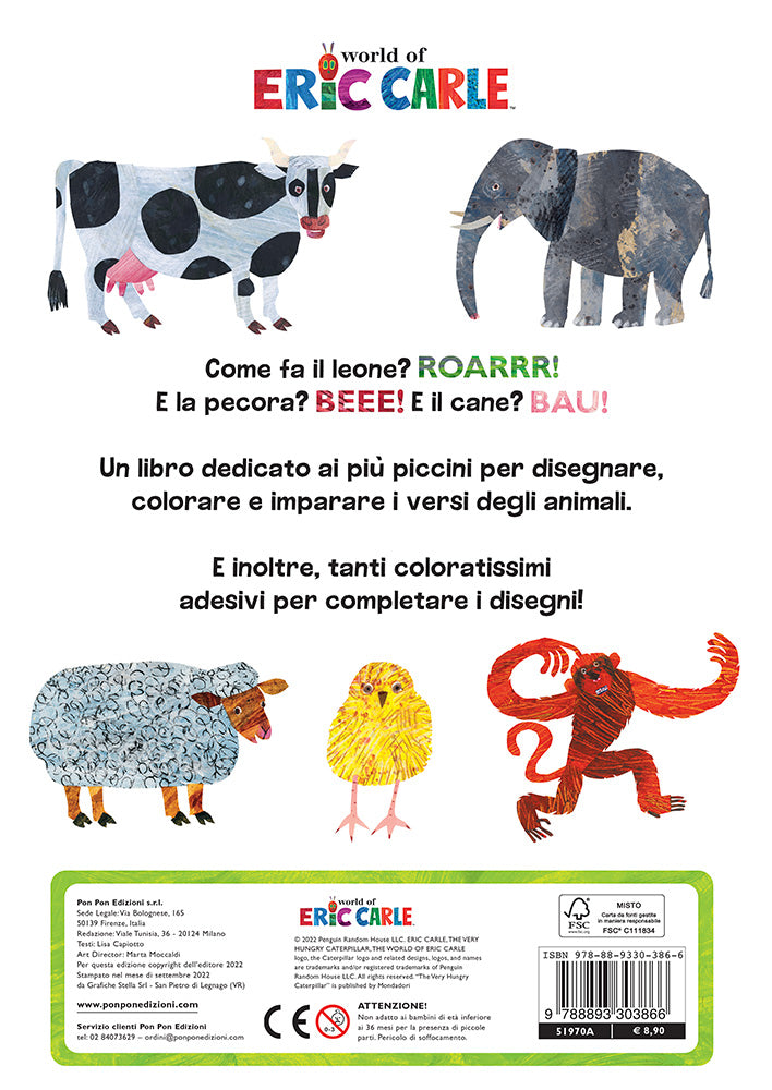 Eric Carle. Scopri che verso fa