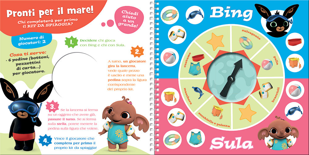 Bing. Spinner book. A che gioco giochiamo?
