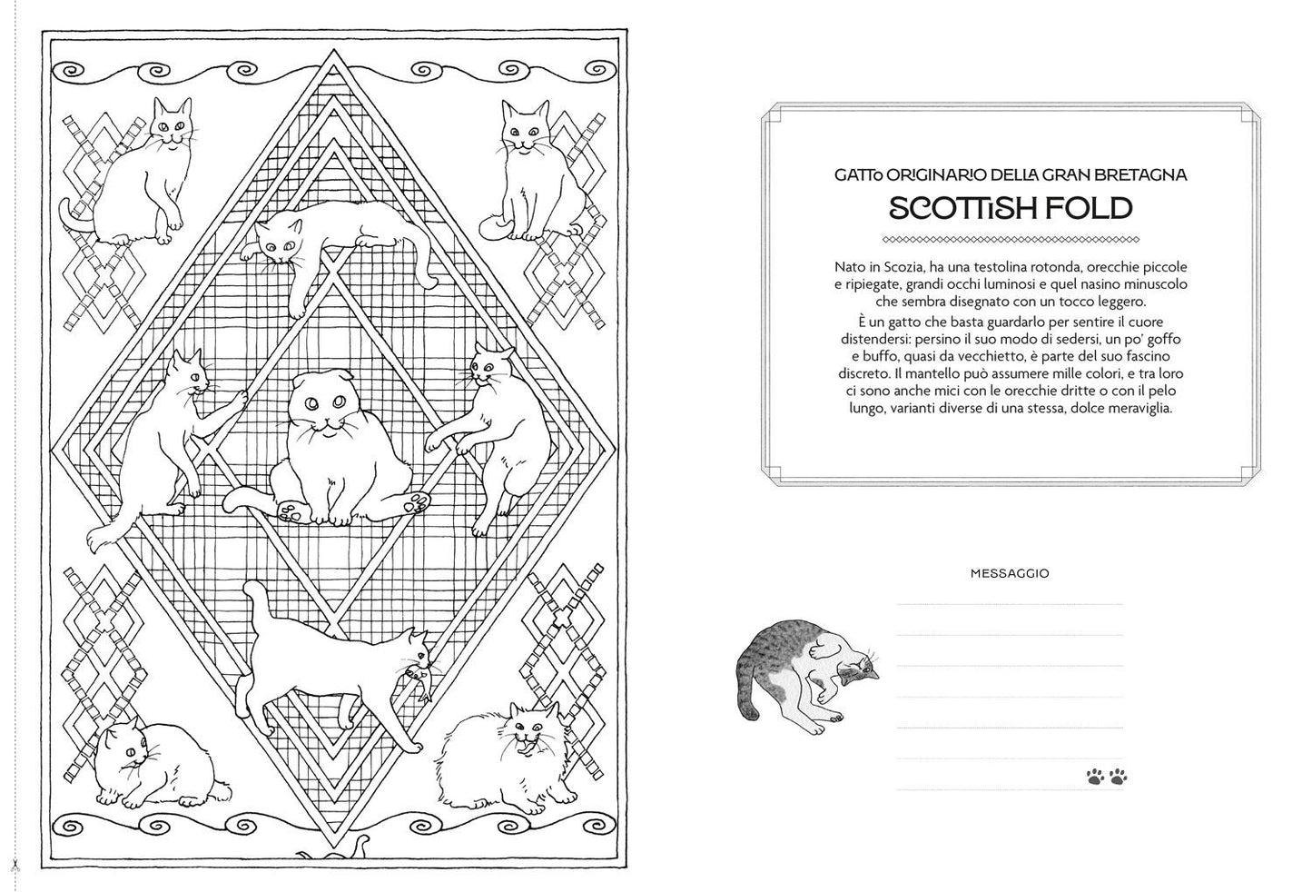 Mandala dei Gatti. Coloring Book per Cat Lovers