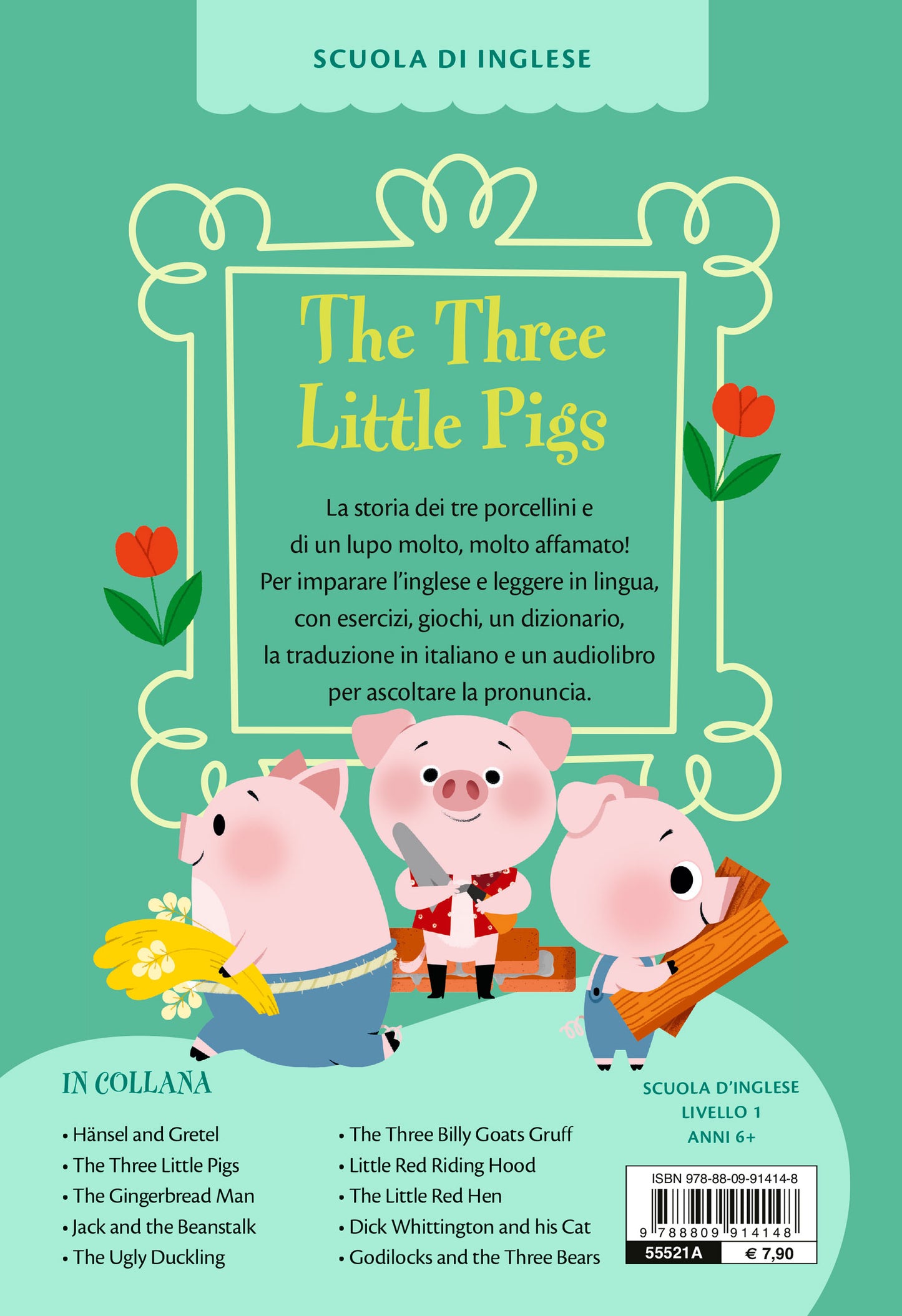 The three little pigs. con audiolibro