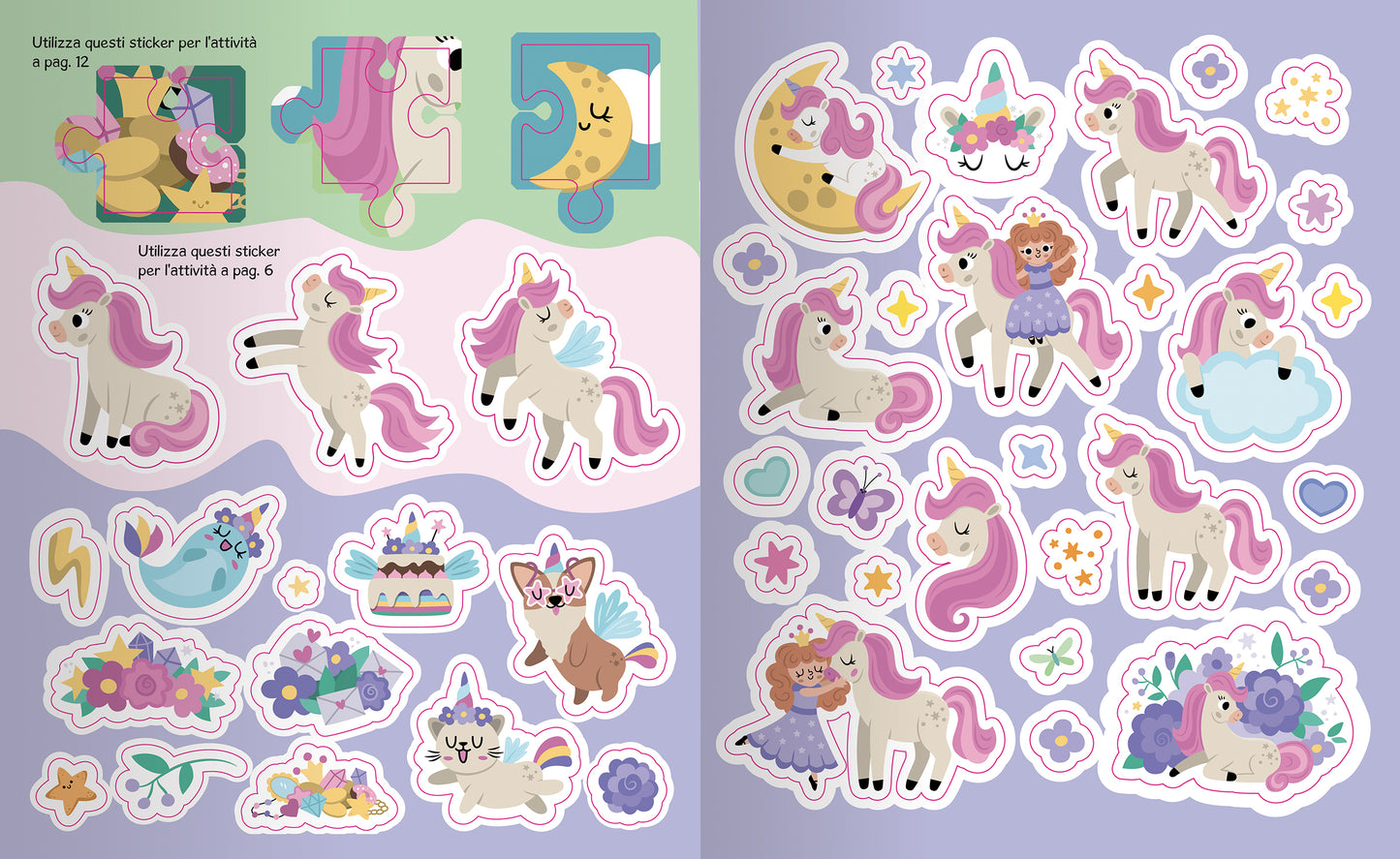 Unicorni. Giochi, Attività, Sticker