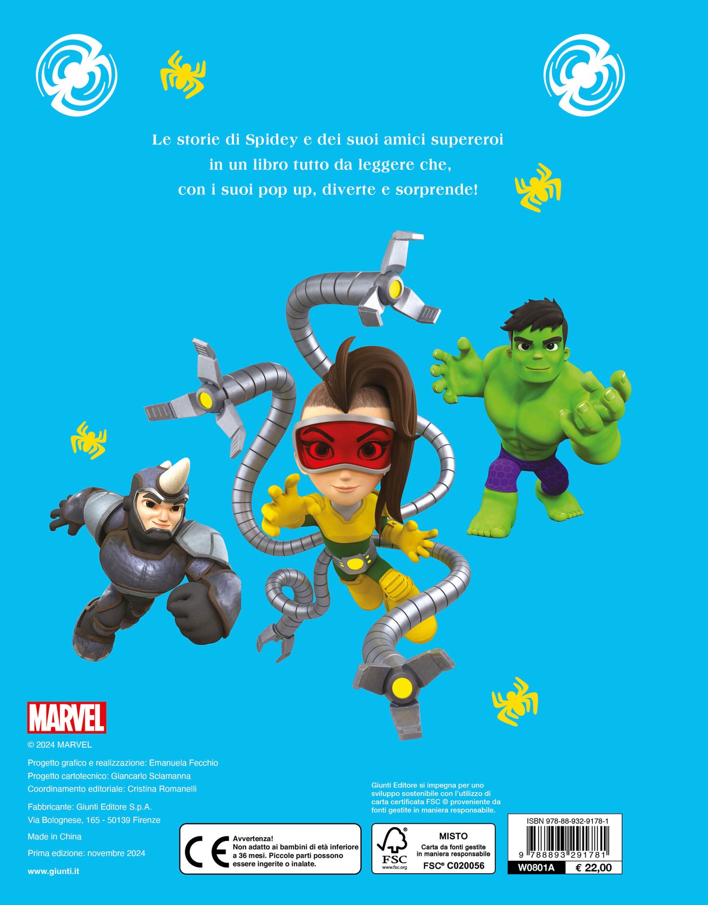 Spidey Libro Pop-up . La storia in 3d