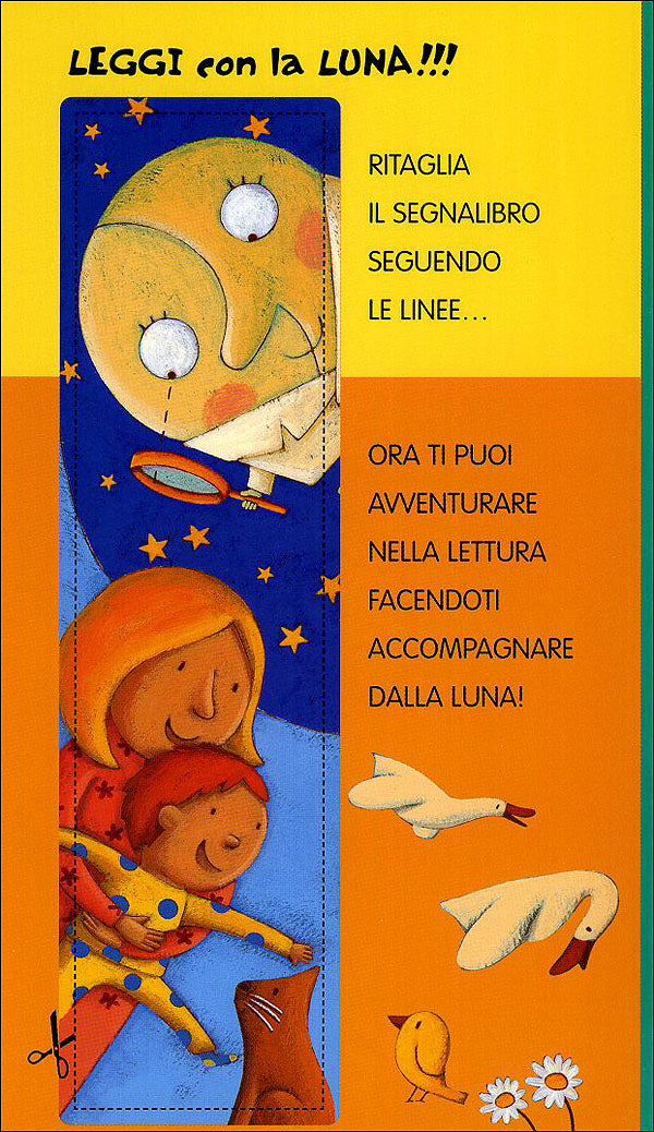 La luna sul vetro