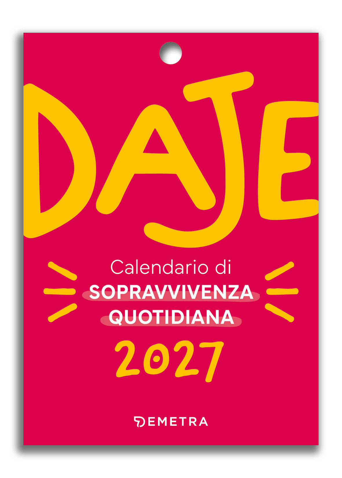 Calendario Daje 2027 da parete (10 X 14 cm)