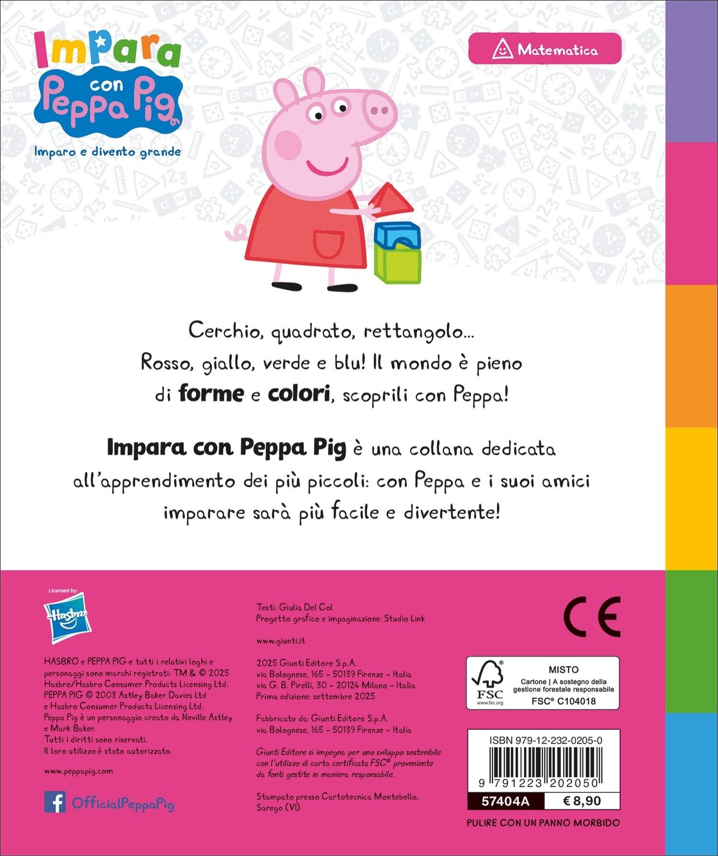 Peppa. Forme e colori. Impara con peppa