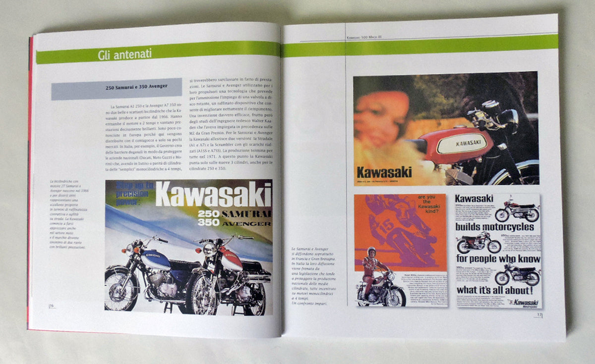 KAWASAKI 500 MACH III . 250, 350 e 400