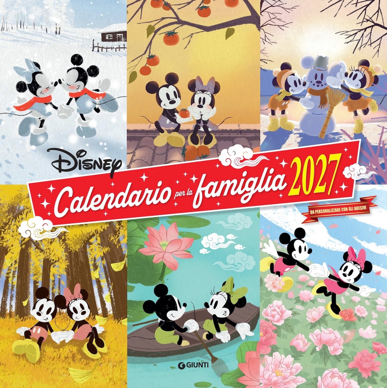 Calendario per la famiglia 2027 Disney