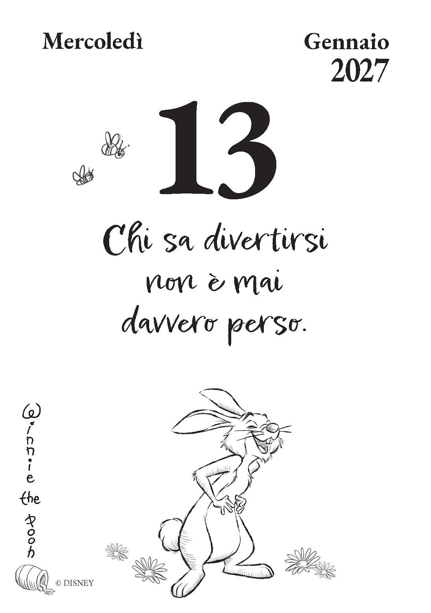 Calendario del POOHismo filosofico 2027 - 365 Aforismi e pensieri…. 365 Aforismi e pensieri ispirati alla saggezza del vivere lento dell'orso gentile
