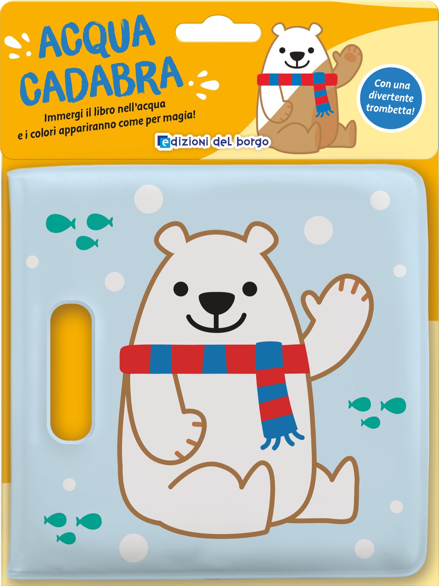 Orso polare. Immergi il libro nell'acqua e i colori appariranno come per magia!