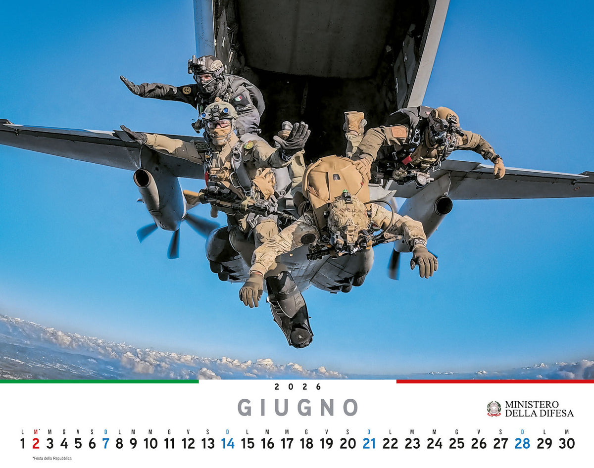 Calendario Difesa 2026 - da parete . La forza che unisce