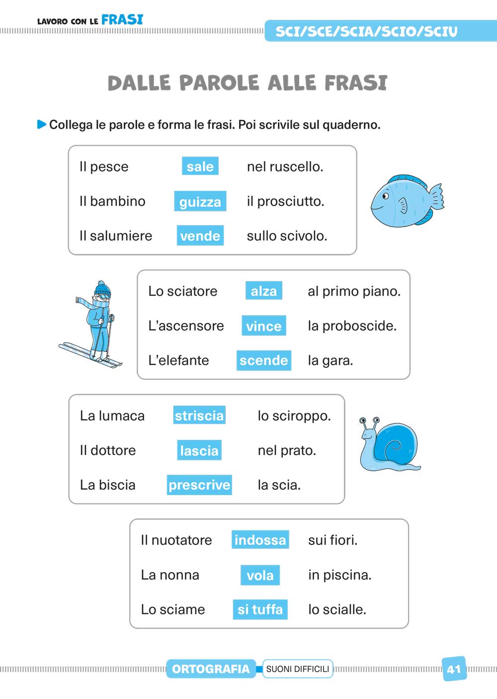 Ortografia e comprensione classe 2
