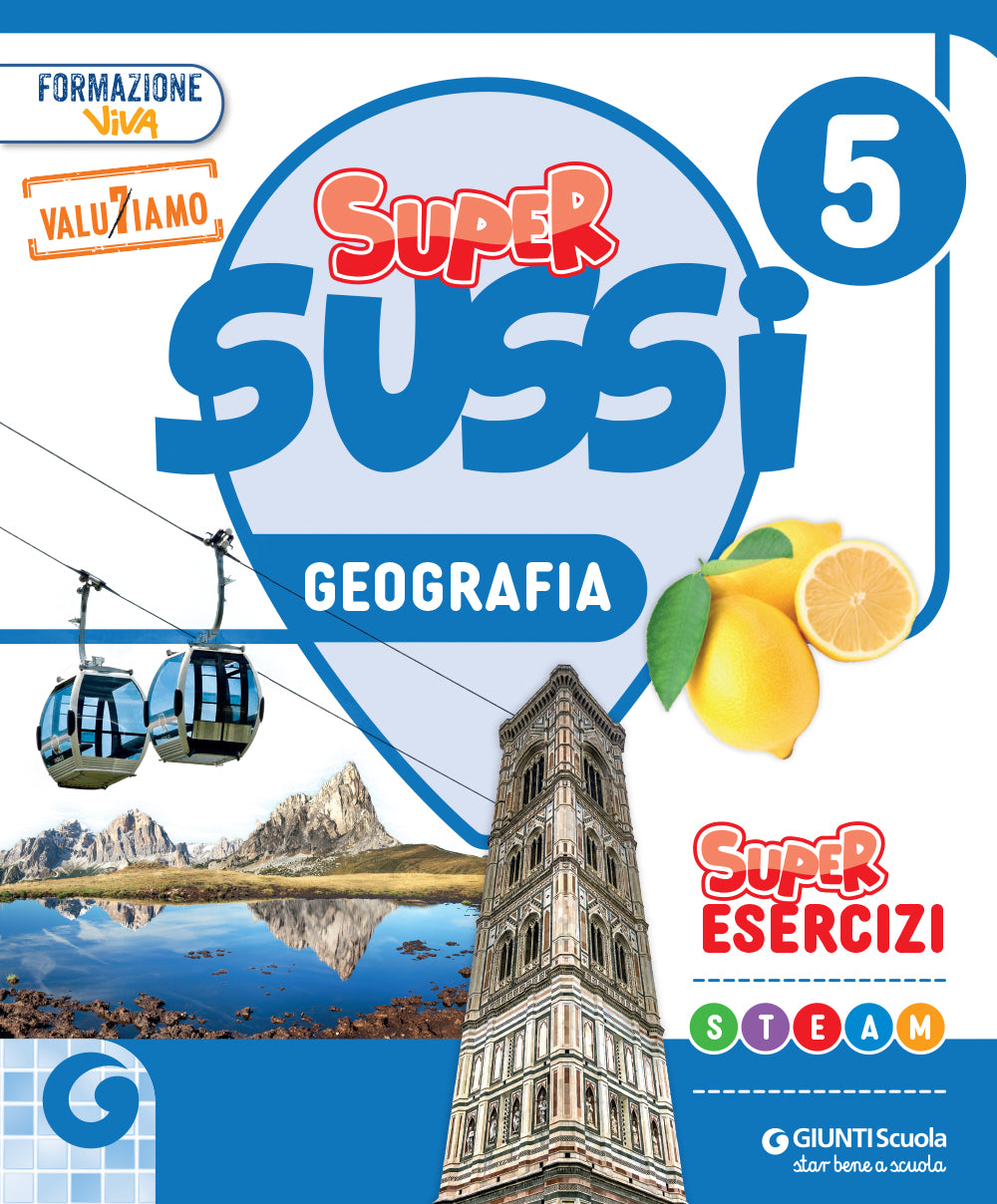 SUPERSUSSI - cl 5 Geografia. Sussidiario delle discipline