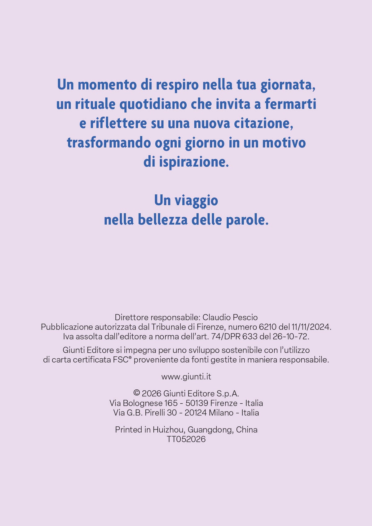 Calendario letterario 2027