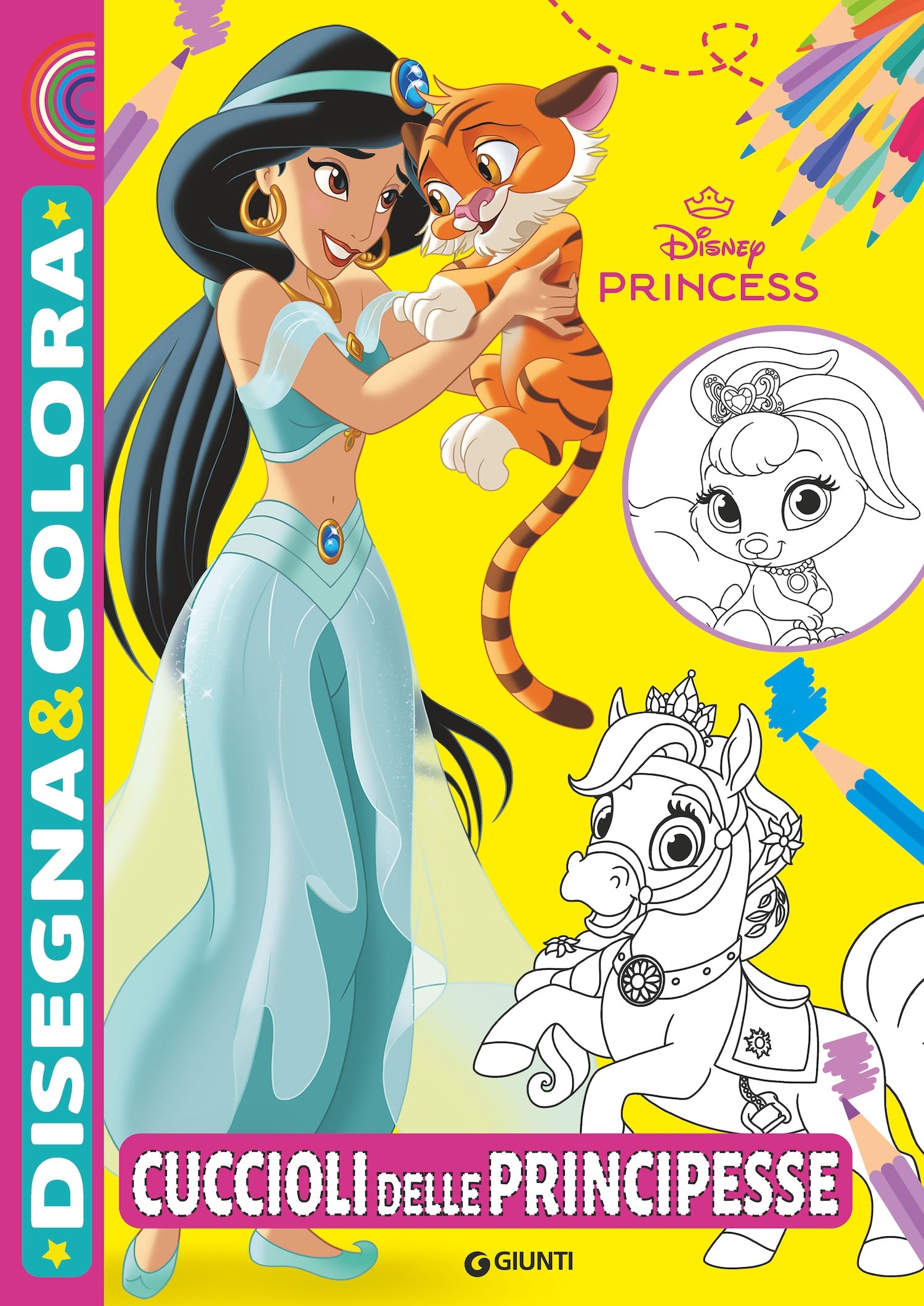 Cuccioli delle Principesse Disegna&colora - Disney Princess