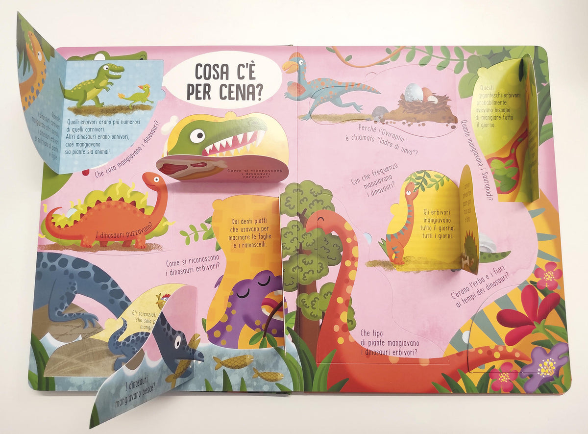 Dinosauri. Solleva le alette e trova le risposte!