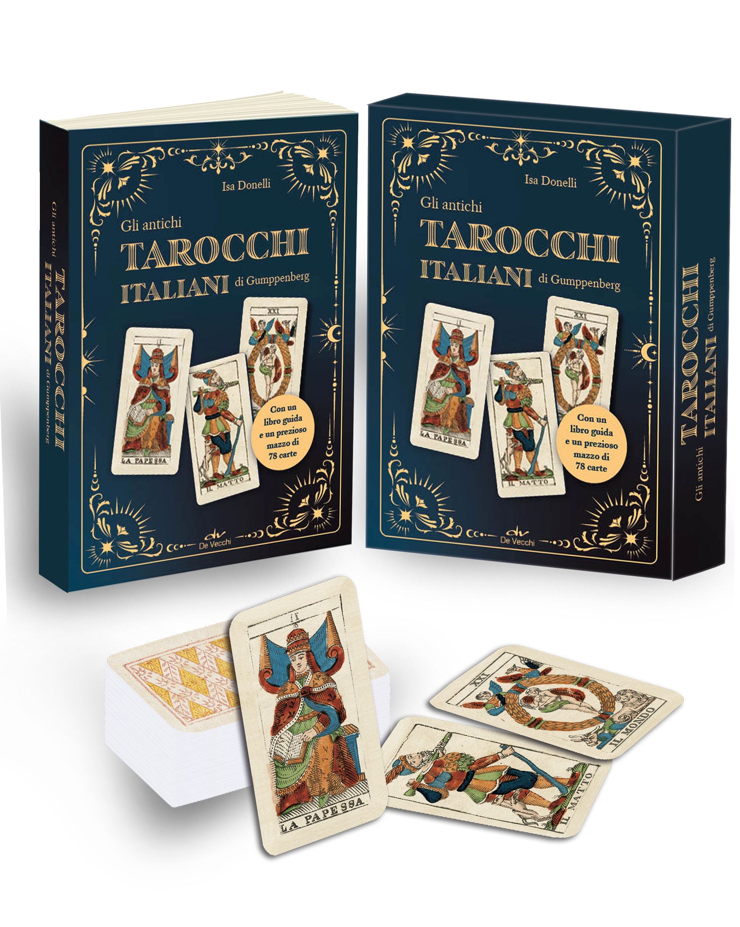 Gli antichi tarocchi italiani di Gumppenberg. con un libro guida e un prezioso mazzo di 78 carte