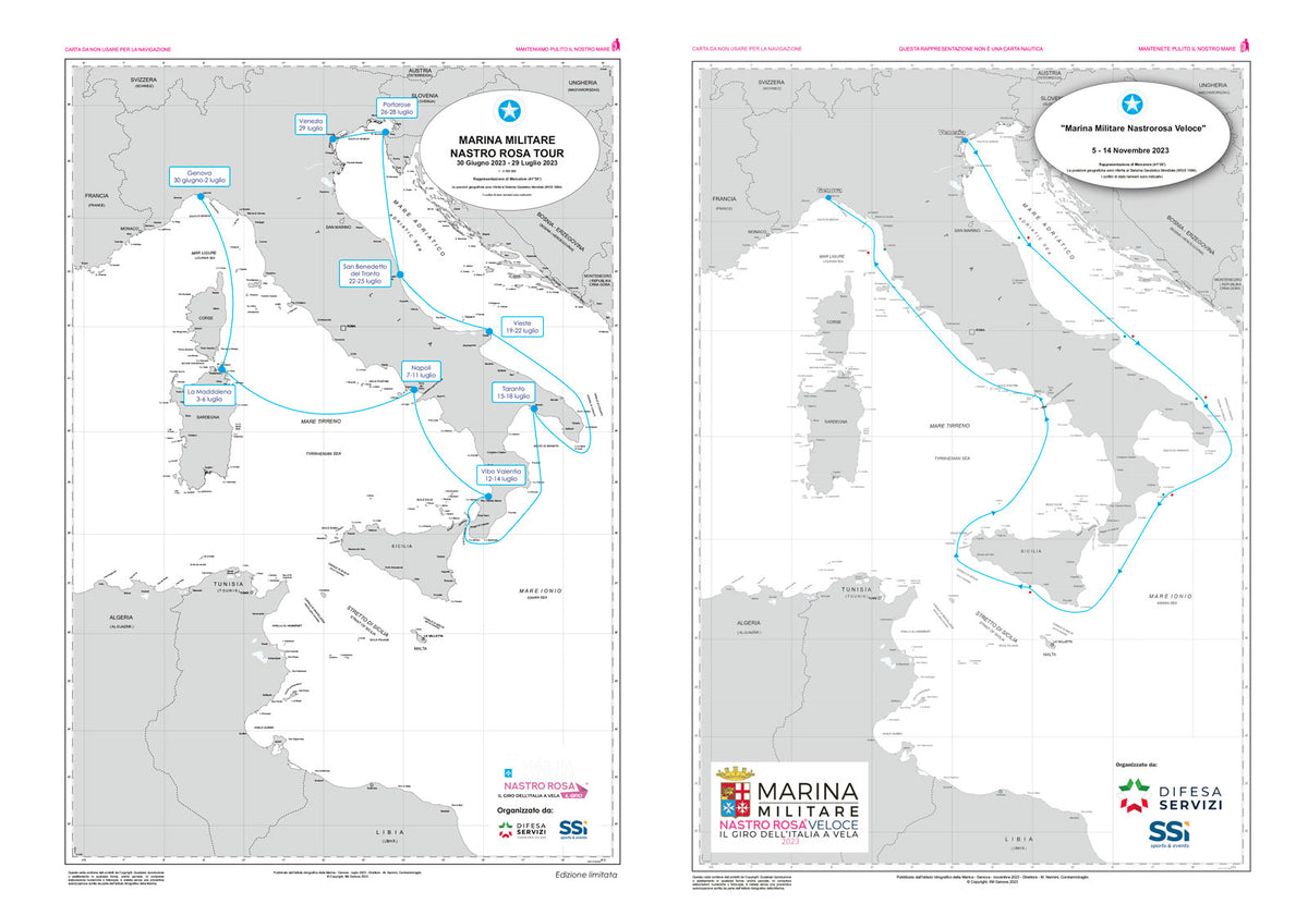 Il giro dell'Italia a vela. Diario di bordo 2023