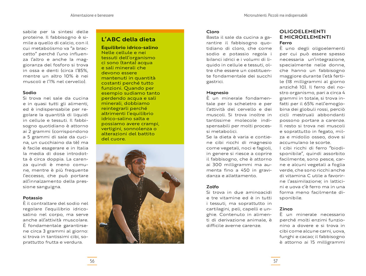 Alimentazione e benessere. Nutrirsi bene per una vita sana e attiva