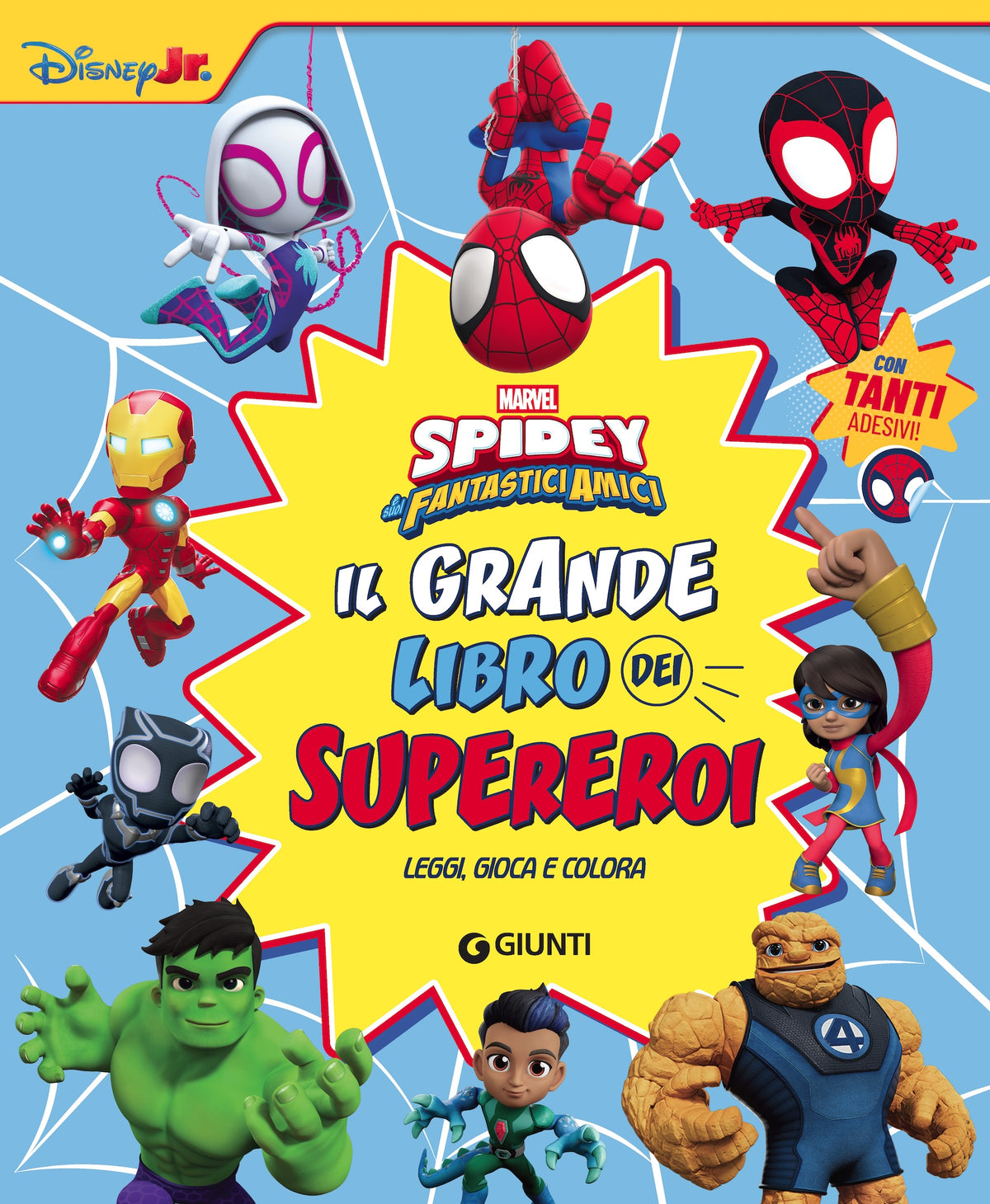 Spidey Il grande libro dei supereroi. Leggi, gioca e colora