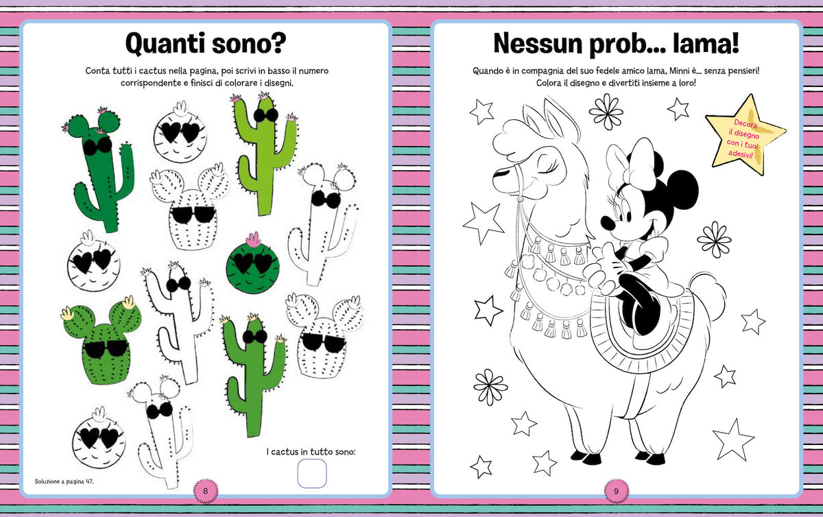 Minnie Unicorni che passione! 1000 Sticker. Tanti giochi e attività