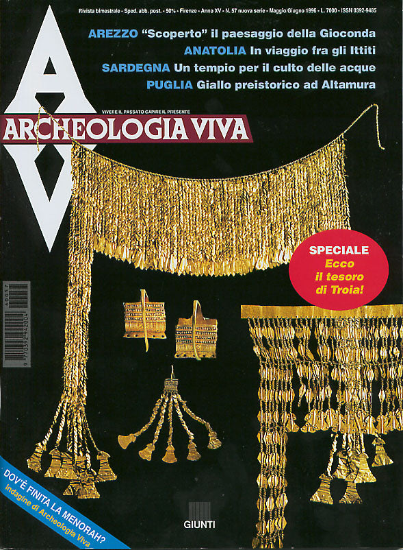 Archeologia Viva n. 57 - maggio/giugno 1996. Rivista bimestrale