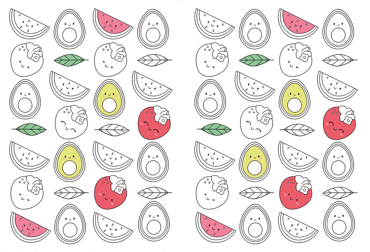 Kawaii Coloring Book