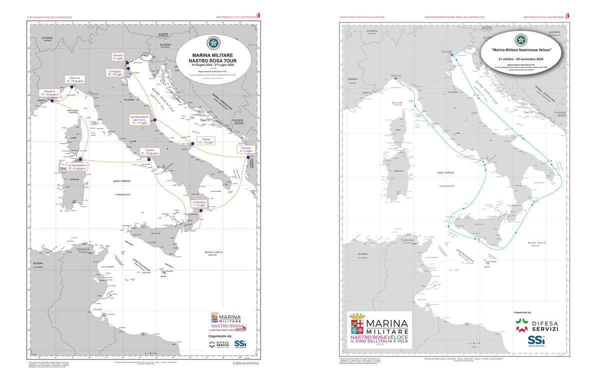 Il giro dell'Italia a vela. Diario di bordo 2024