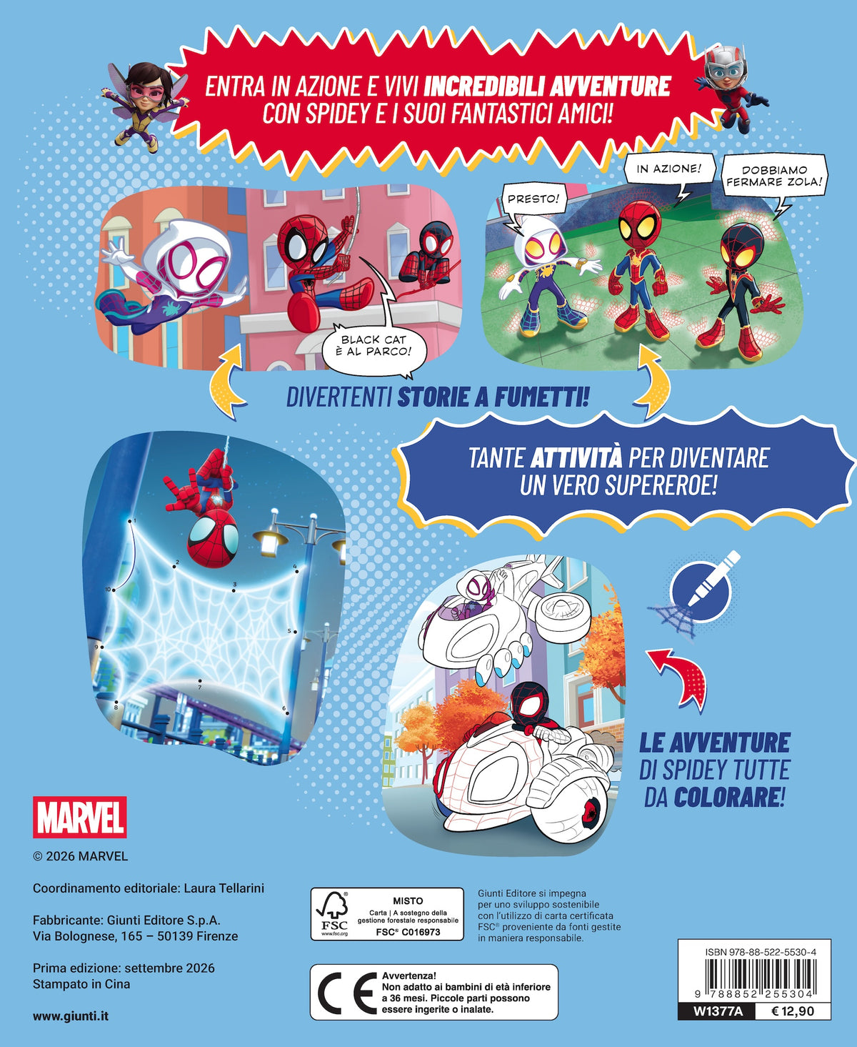 Spidey Il grande libro dei supereroi. Leggi, gioca e colora