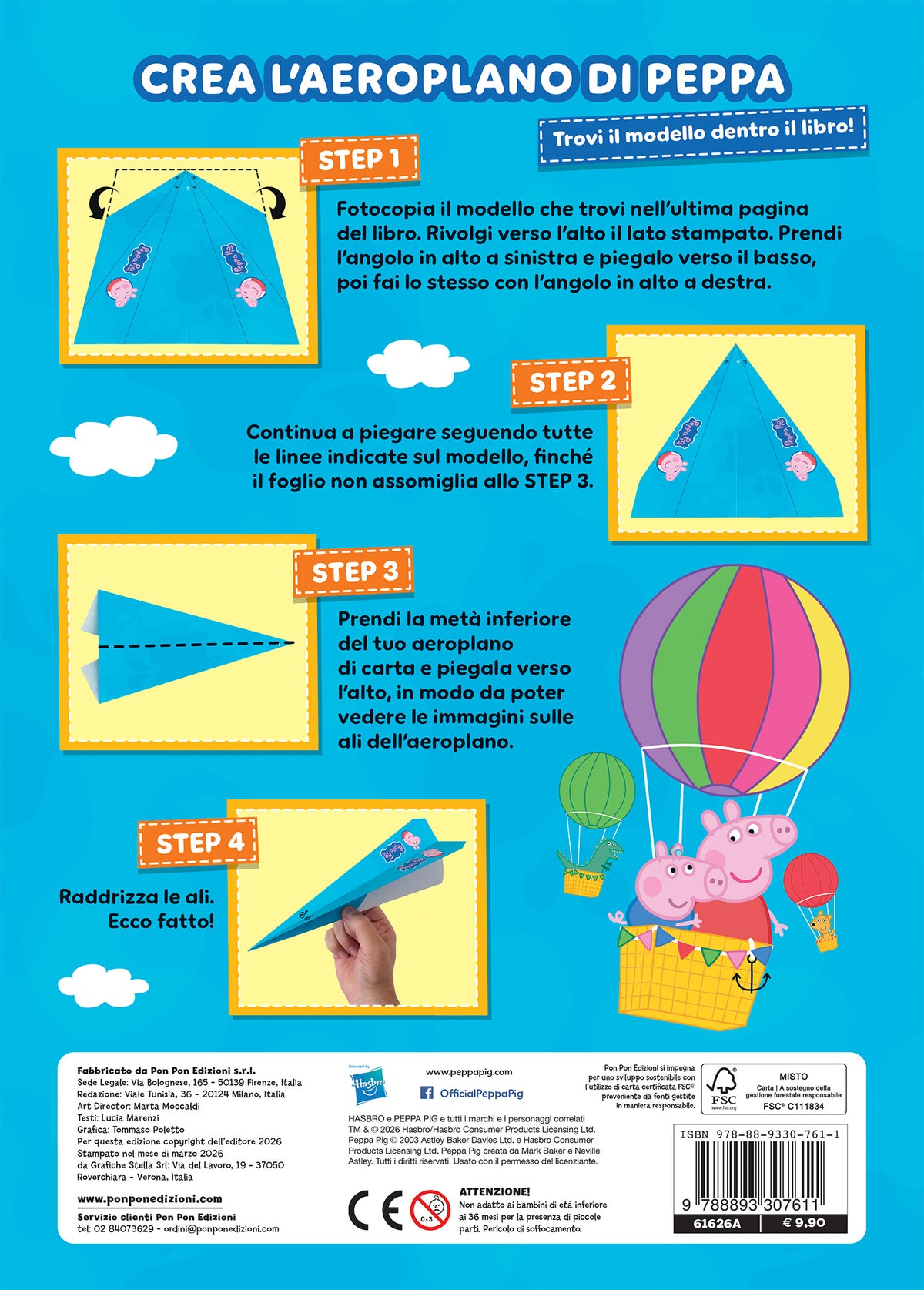 Peppa Pig. Activity con gadget. Beep beep. Viaggia con Peppa! + Set macchinine