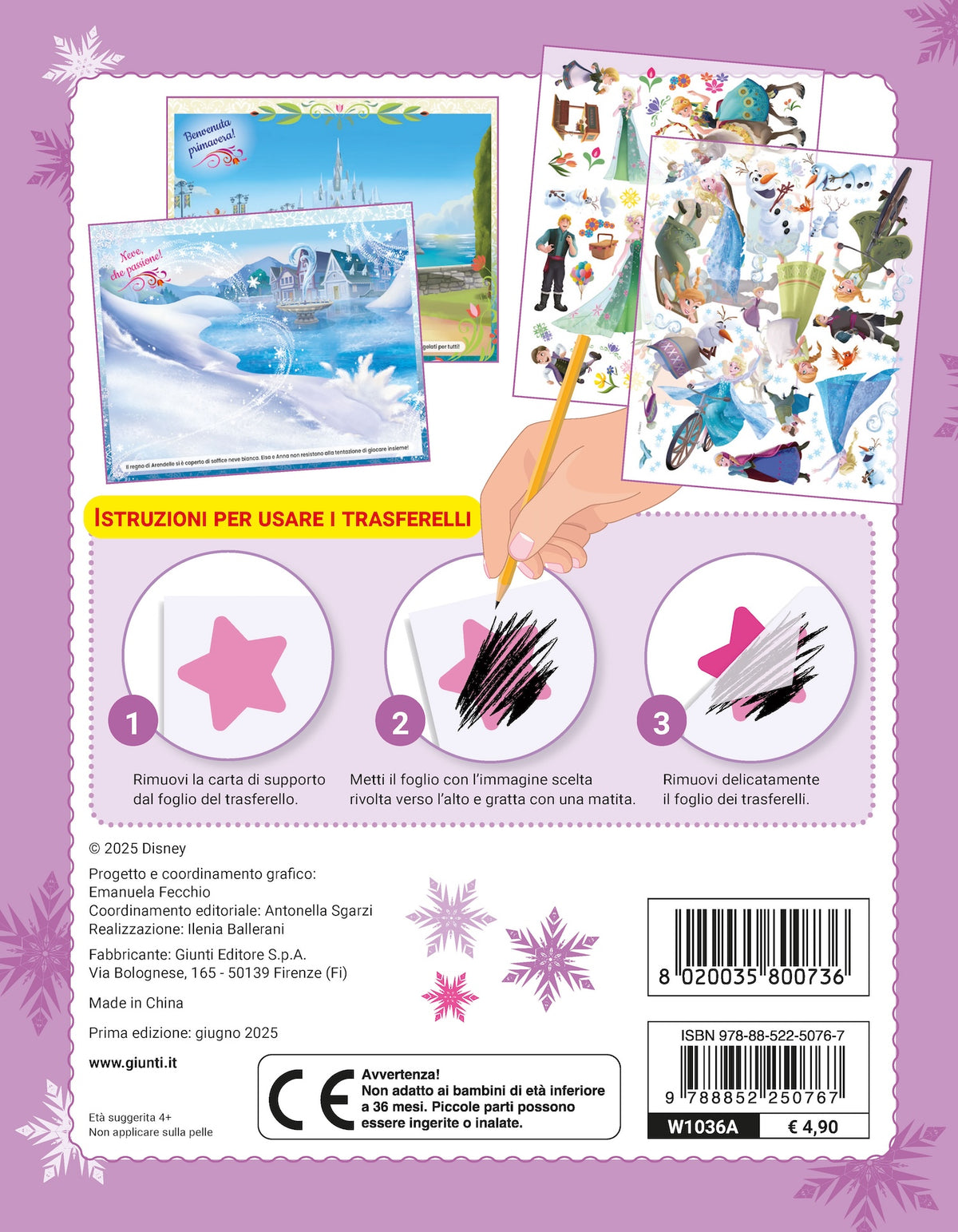 Mini Trasferelli Disney Frozen