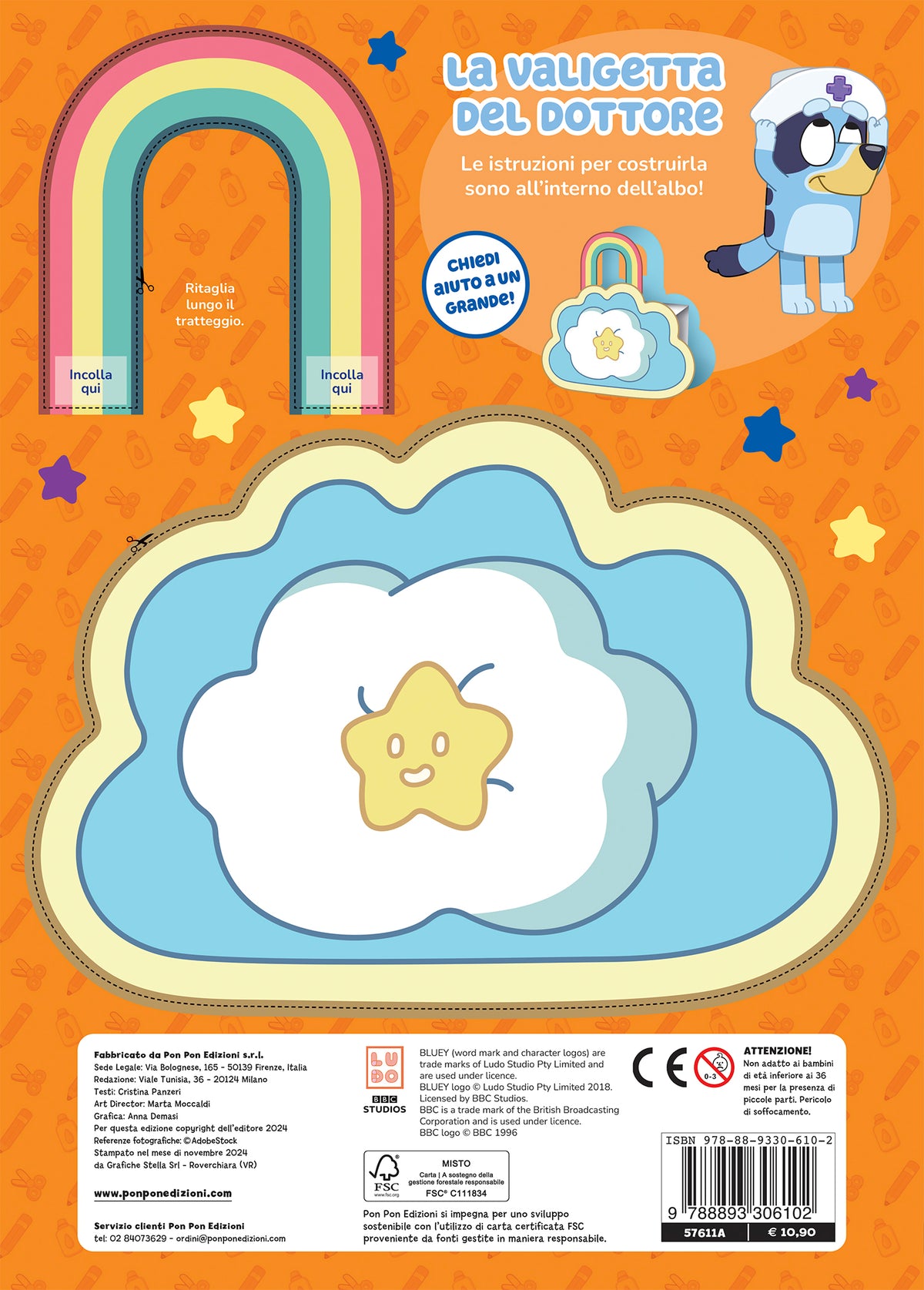 Bluey. Crea con Bluey + Il fantastico set del dottore