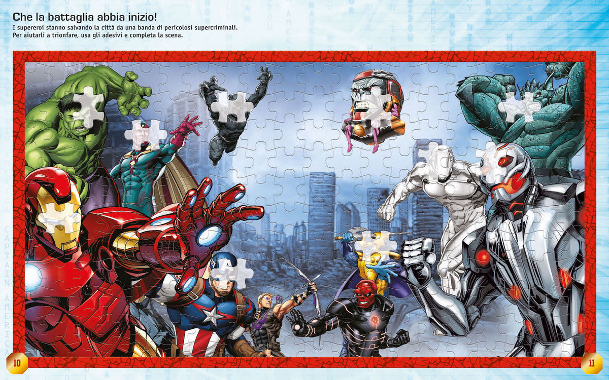 Avengers Super Staccattacca Marvel. Gioca, attacca, impara! Con più di 180 adesivi