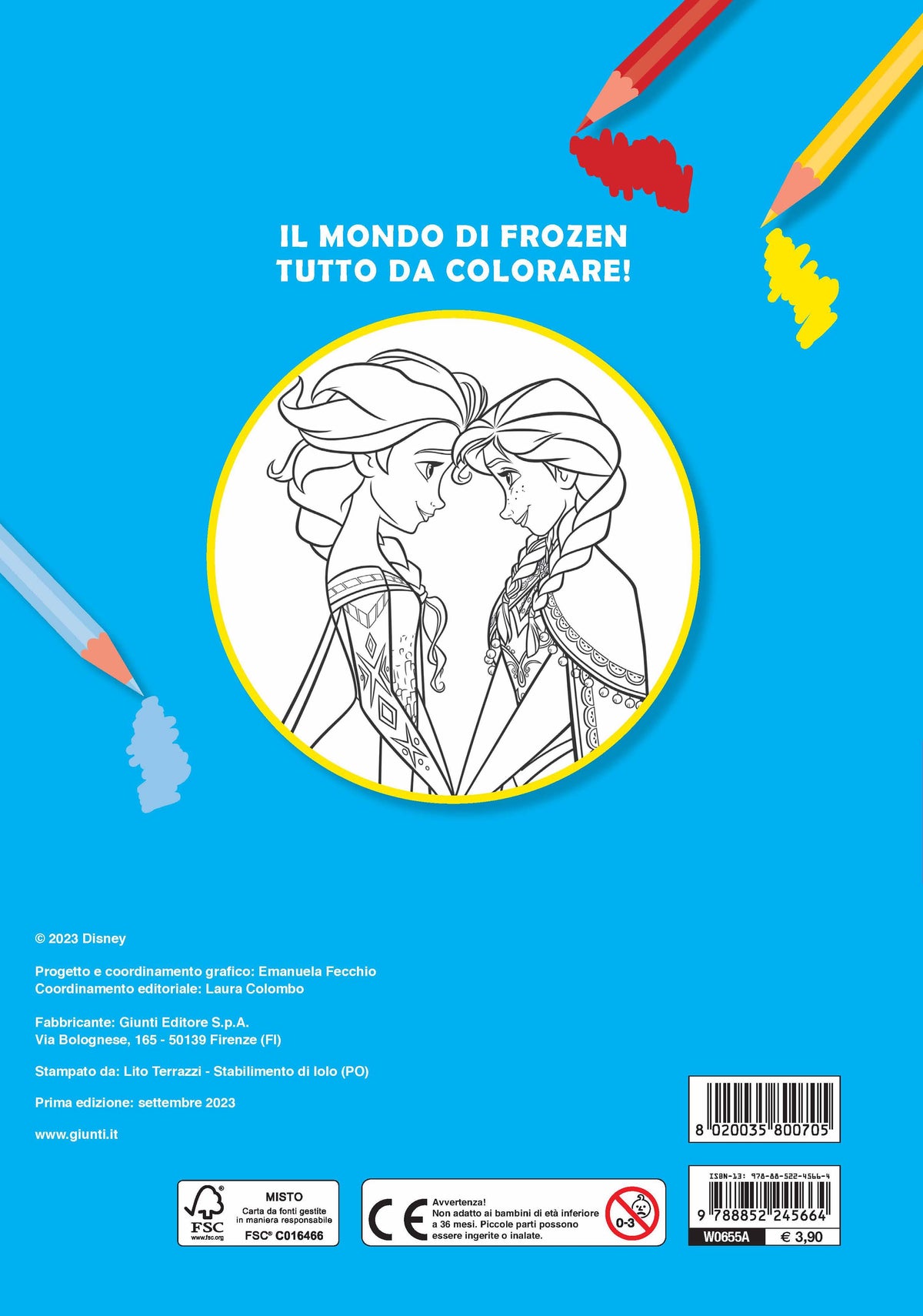 Frozen Primo album da colorare. La magia dei ghiacci