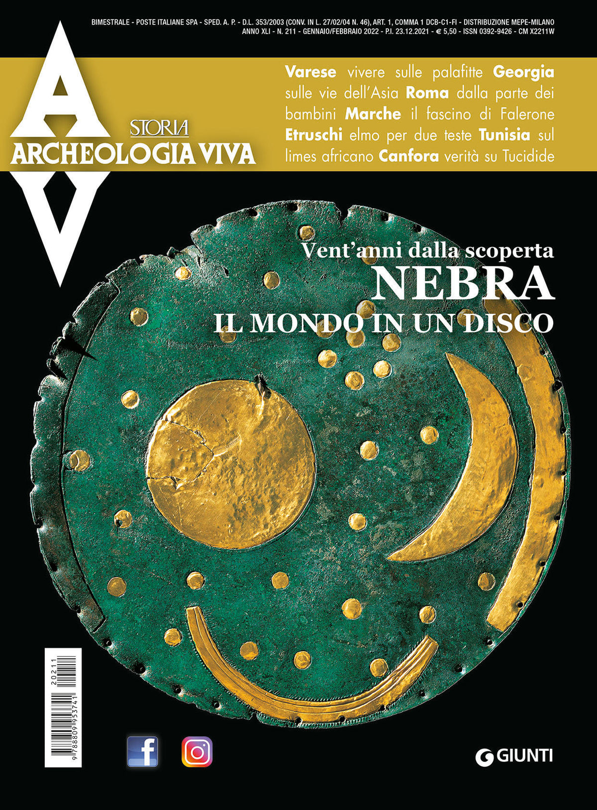 Archeologia Viva n. 211 - gennaio/febbraio 2022. Rivista bimestrale