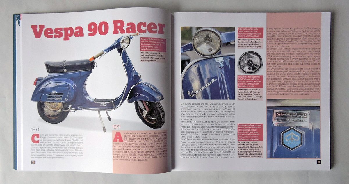 VESPA PRIMAVERA ET3 Storia, modelli e documenti/History, models and documents (ed. ita/ing). Storia, modelli e documenti/History, models and documents