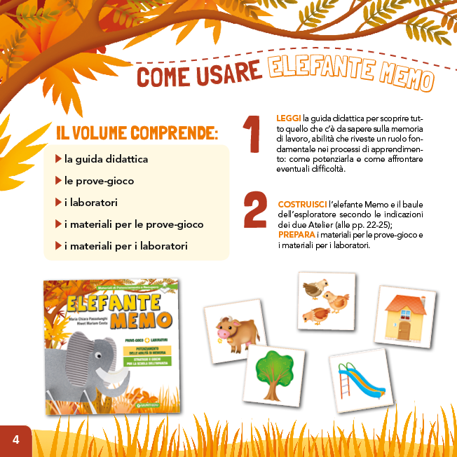 Elefante Memo. Strategie e giochi per il potenziamento delle abilità di memoria nella Scuola dell'Infanzia