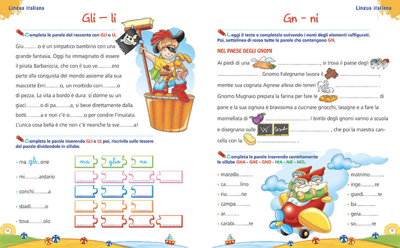 Leggo scrivo conto in vacanza - 7/8 anni. Attività di ripasso di italiano e matematica