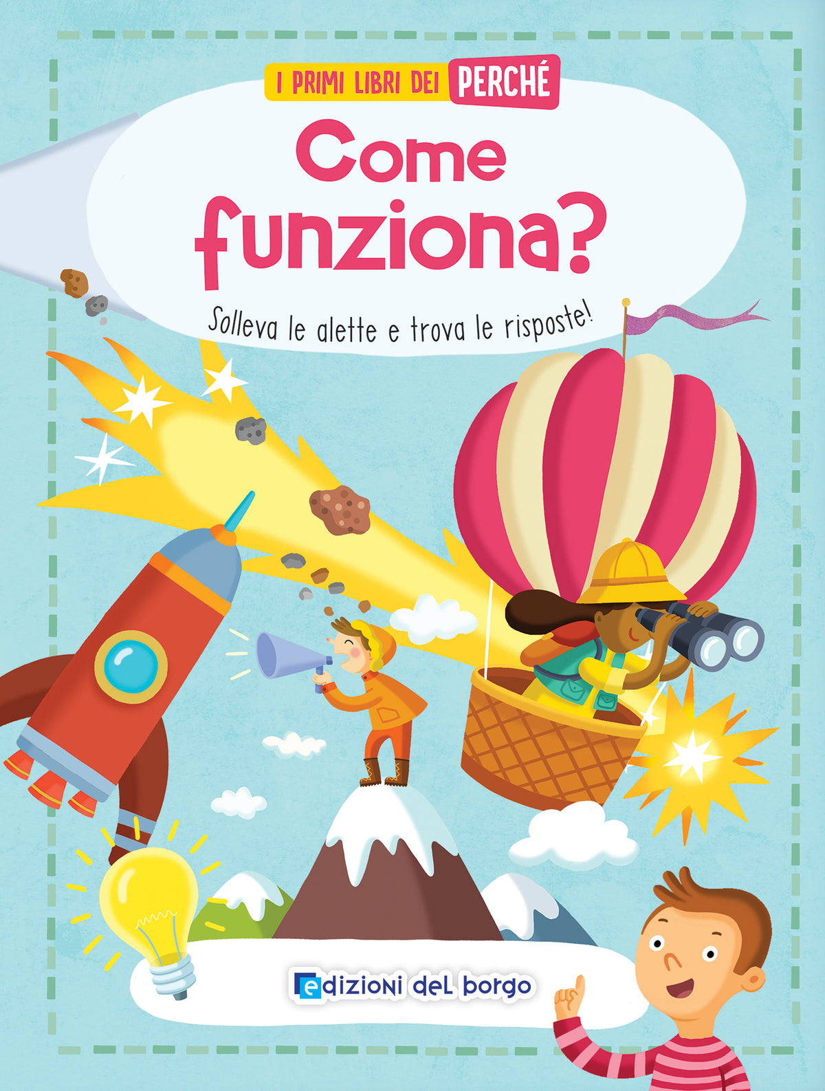 Come funziona?. Solleva le alette e trova le risposte!