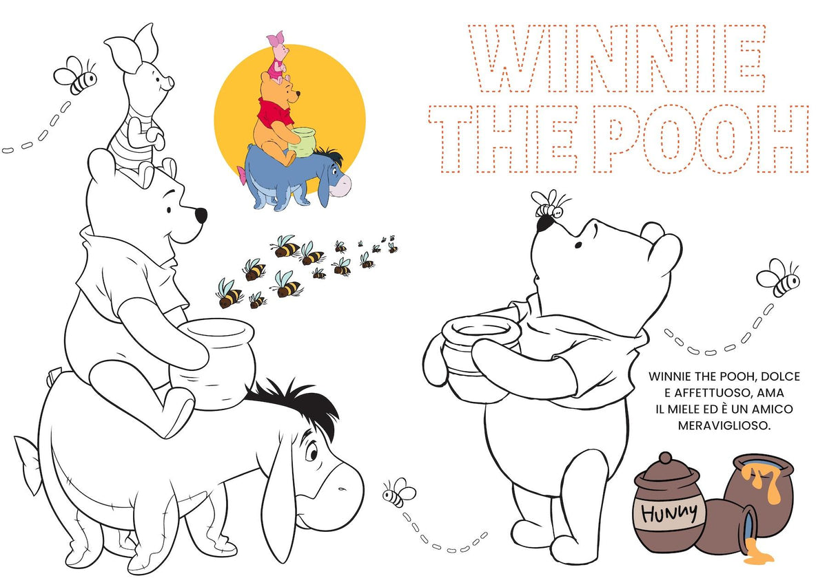 Winnie the Pooh Disegna&colora - Amici del bosco