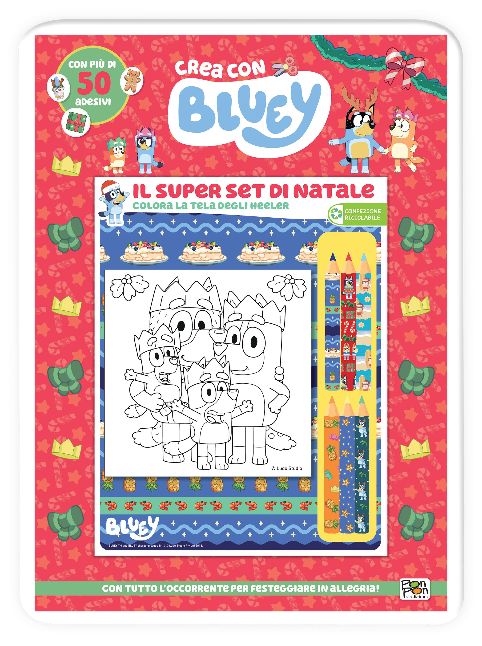 Crea con Bluey + Il super set di Natale