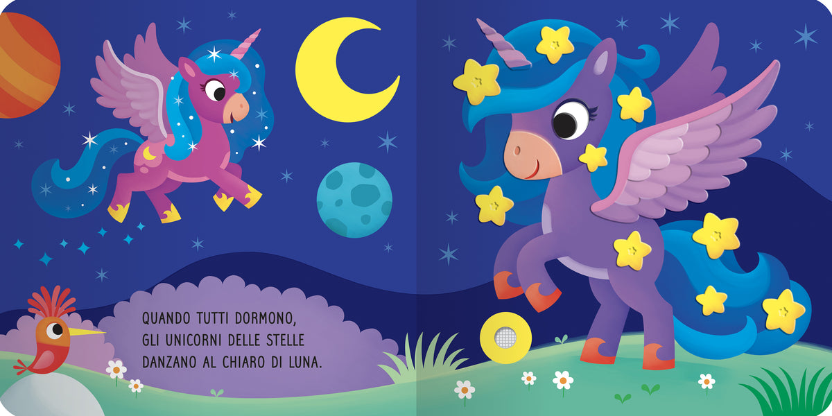 Unicorni. Libro tattile sonoro