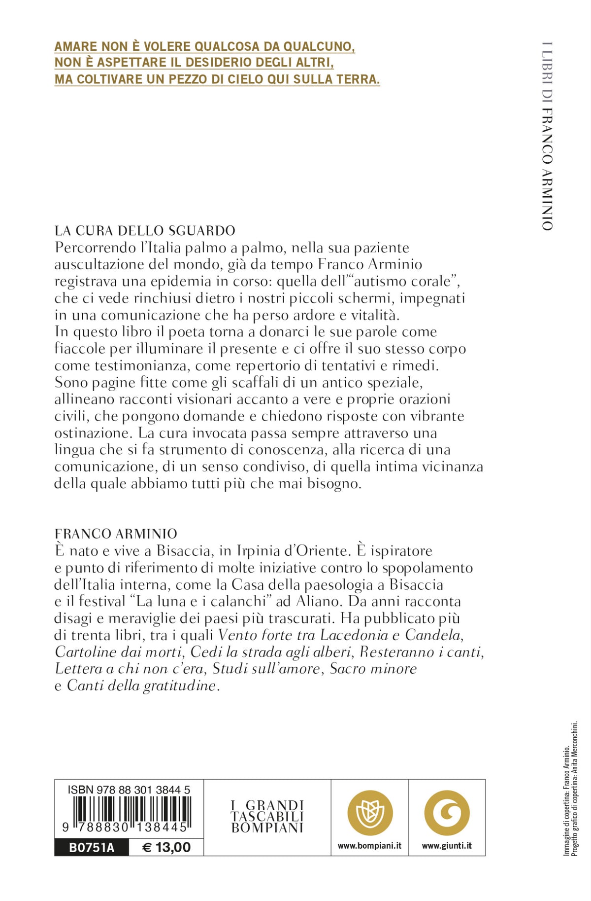 La cura dello sguardo. Nuova farmacia poetica