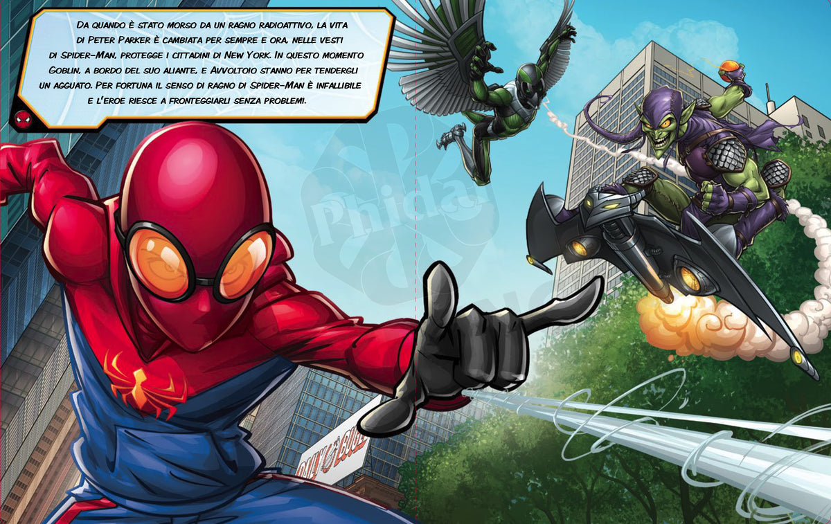 Spider-Man Maxi Box. Con 10 personaggi 3d, un libro e un maxi poster gioco