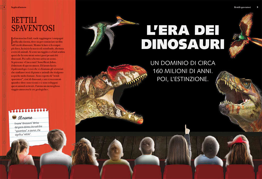 Il mondo segreto dei dinosauri . Sulle tracce dei giganti estinti
