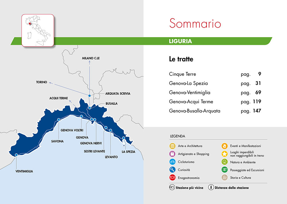 Liguria in treno
