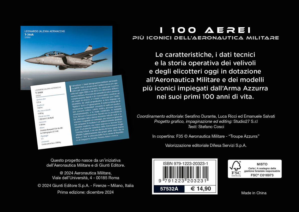 I 100 Aerei più iconici dell'Aeronautica Militare