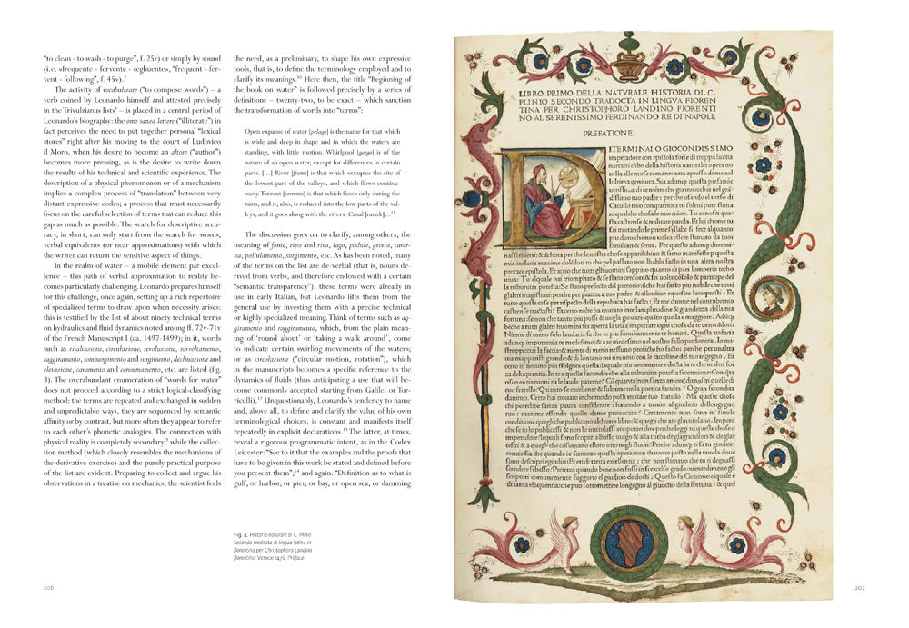 Leonardo da Vinci's Codex Leicester. Water as Microscope of Nature